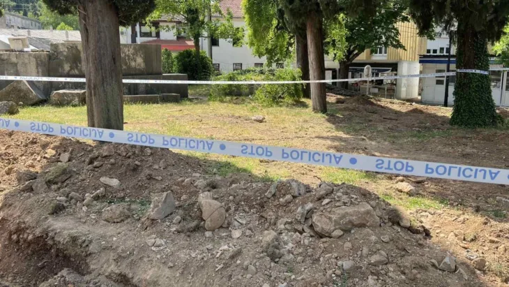 Stolac Radovi u skolskom parku otvorili tragove starog harema