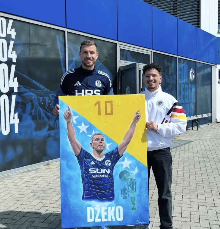 Edin Džeko portret
