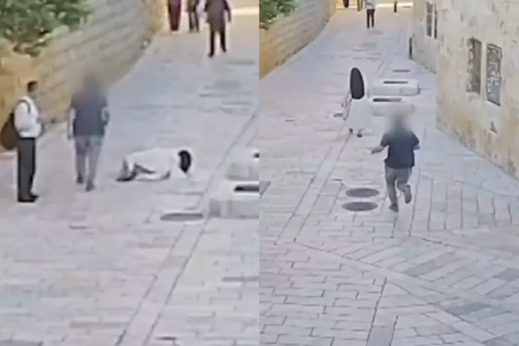 Jerusalem 05 napad na casna sestra ispred Sionskih vrata
