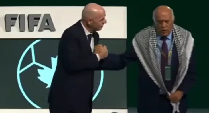 Infantino izrael palestina fifa
