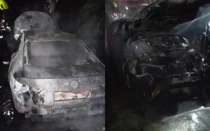 Banja luka izgorjelo zapaljen auto