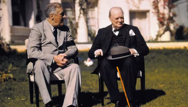 Franklin Roosevelt i Winston Churchill