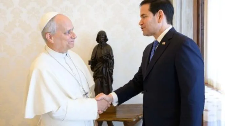 Marco Rubio i Papa Lav XIV
