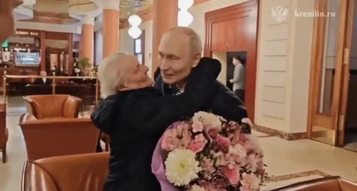 Putin i uciteljica