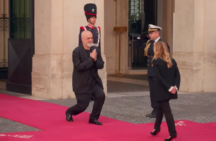 Edi rama Giorgia Meloni