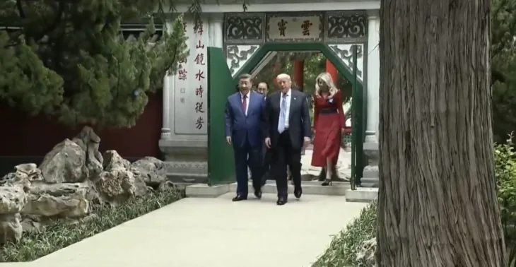 Trump i xi peking