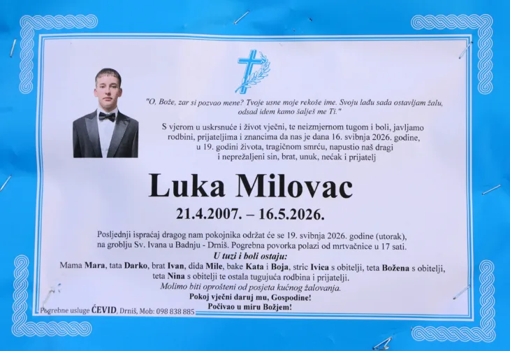 luka milovac sahrana