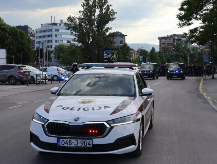 Sarajevski derbi FK Zeljeznicar korteo 05 2026