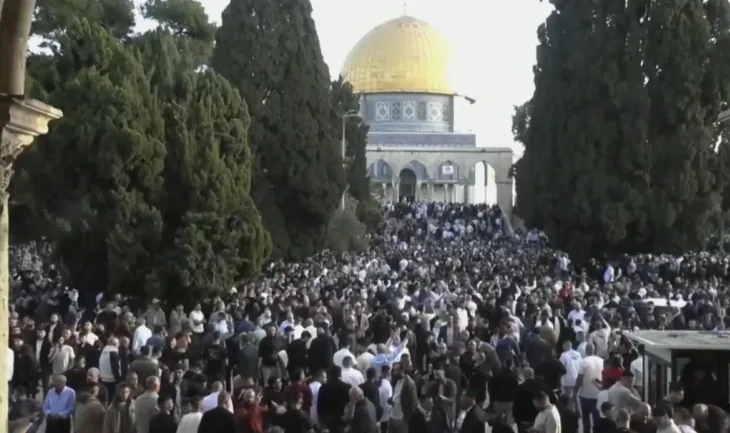 Jurusalem al aksa bajram namaz