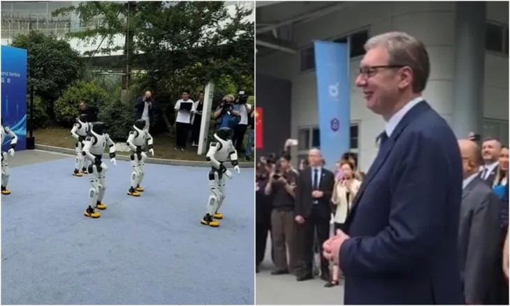 Aleksandar Vucic Roboti u Kini pred Vucicem zaigrali Moravac 1