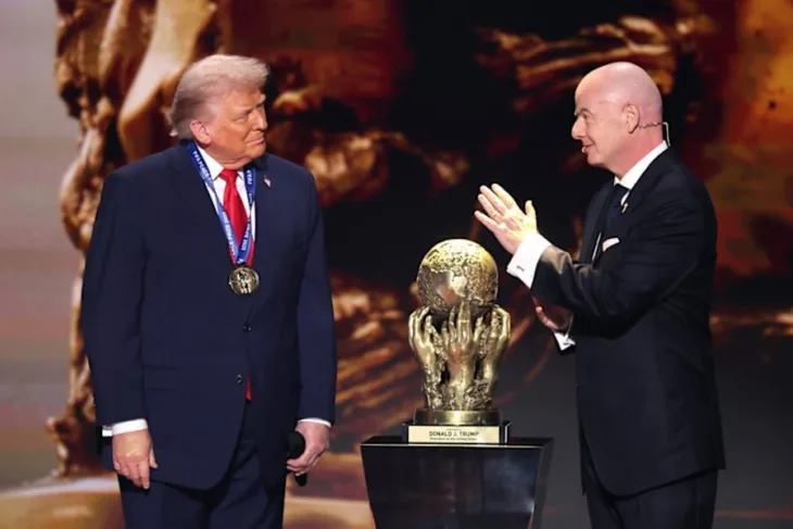 Donald Trump Gianni Infantino