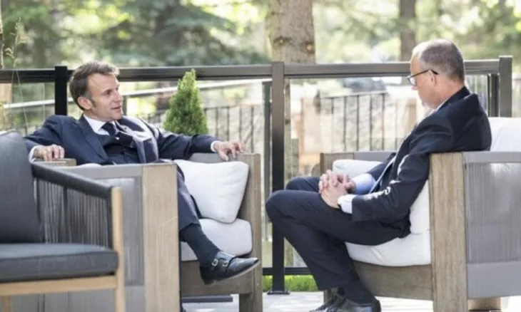 Friedrich Merz Emmanuel Macron