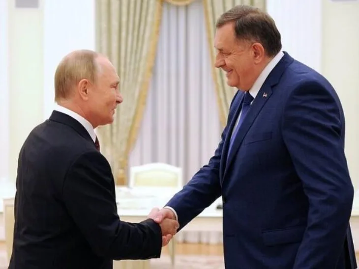 Milorad Dodik Vladimir Putin