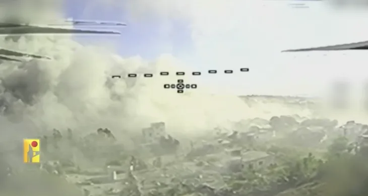 hezbollah dron snimak napada