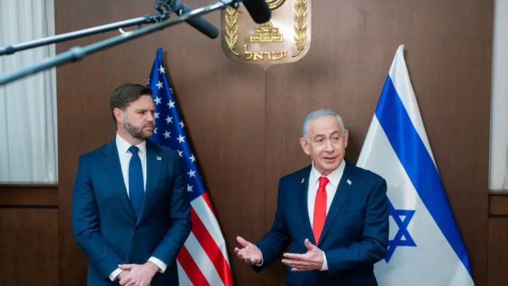 Jd Vance i netanyahu