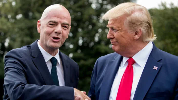 Donald Trump i Gianni Infantino