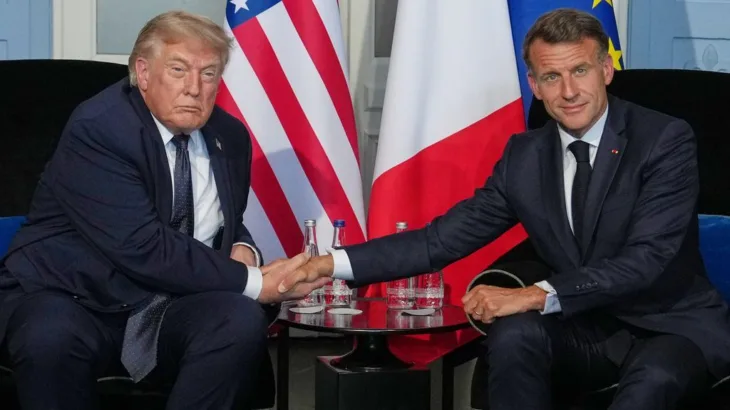Trump i macron