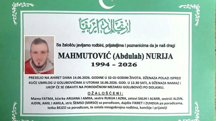 nurija mahmutovic dzenaza