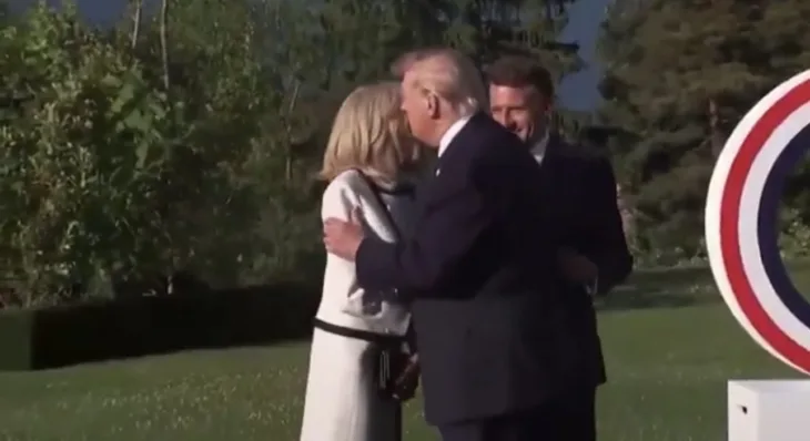 Trump i Brigitte