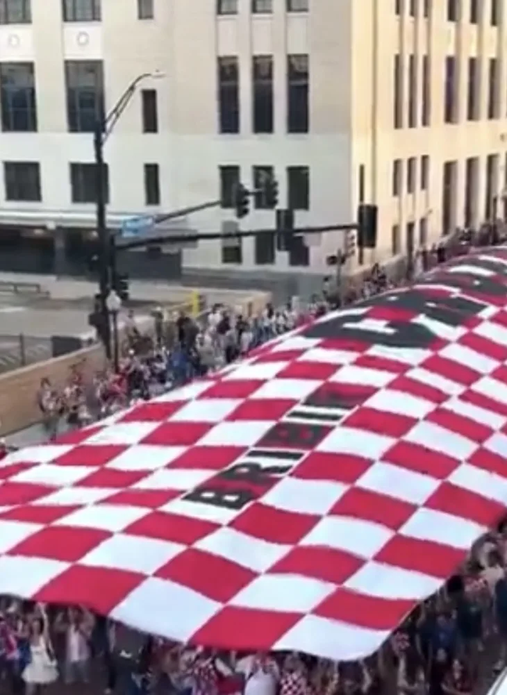 Dallas hrvatska zastava