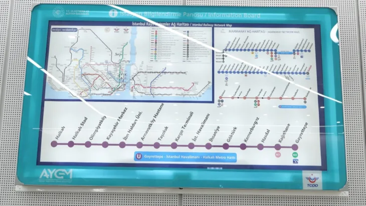 Istanbul metro mapa