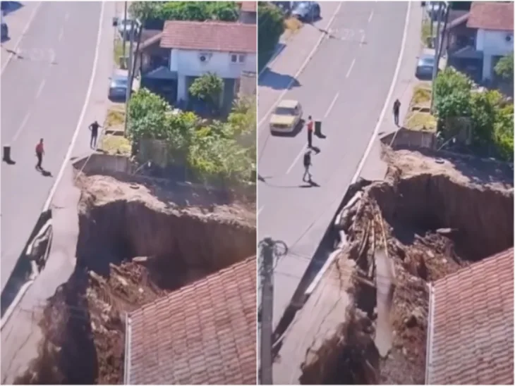 Srbija Subotica Mladenovac obrusavanje puta