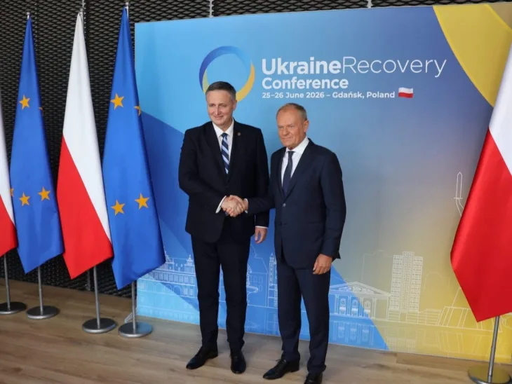 Denis Becirovic i Donald tusk