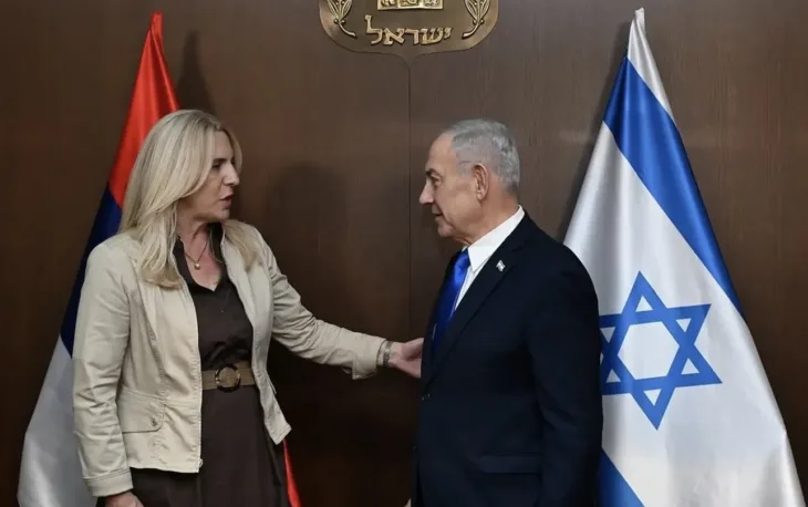 Zeljka Cvijanovic i Netanyahu
