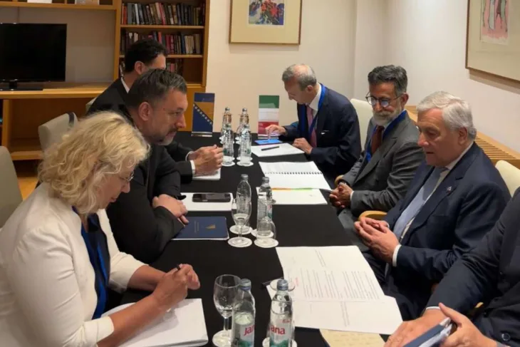Elmedin Konakovic antonio tajani
