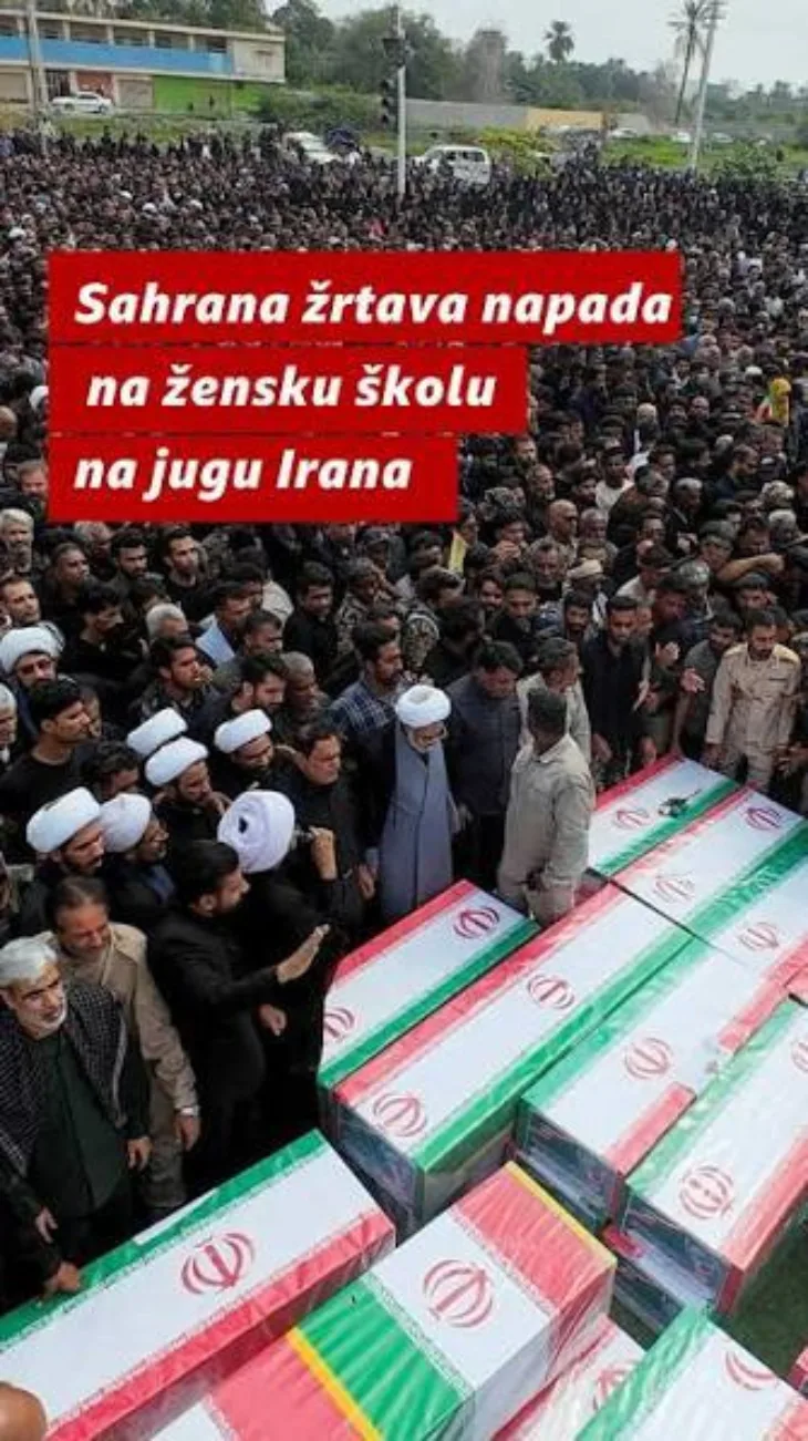 Iran skola ispred skole u Minabu