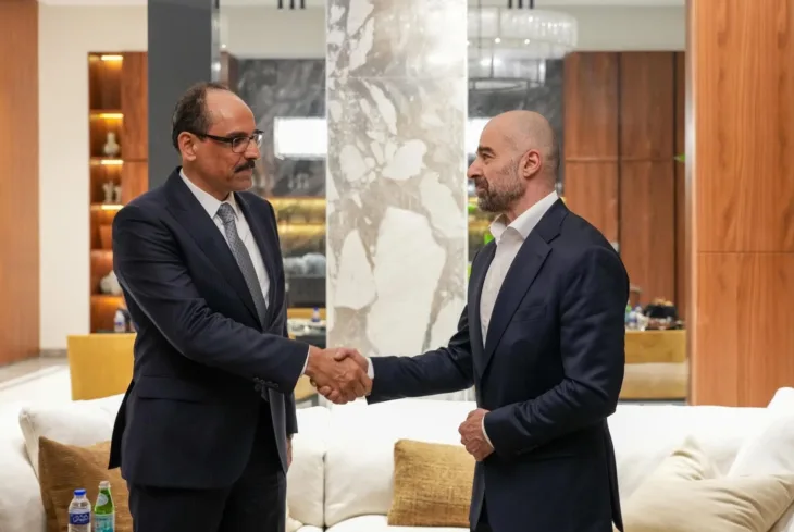 Ibrahim Kalin i Bafel Jalal Talabani 1
