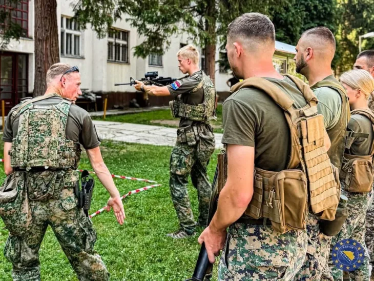 eufor oruzane snage vjezba bihac