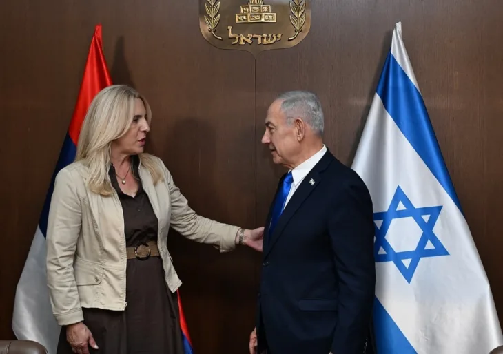 Benjamin netanyahu zeljka cvijanovic