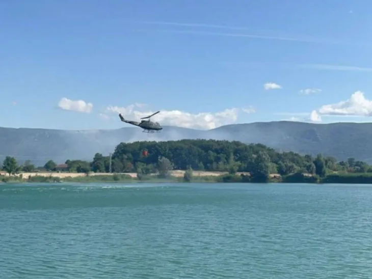 Pozar helikopter