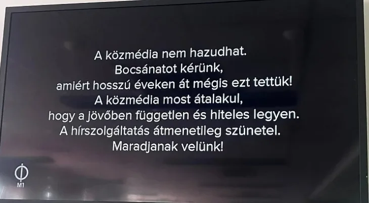 Mađarska prekinuta emisija
