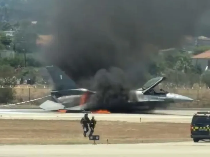Grcka 07 Avion F 16 prinudno sletio na Zakintos