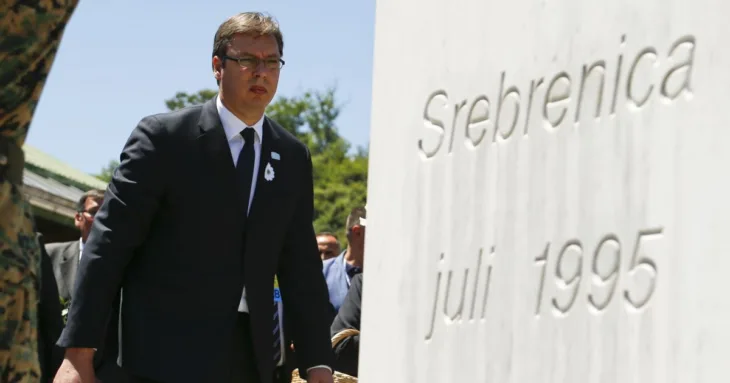 Aleksandar Vucic Srebrenica
