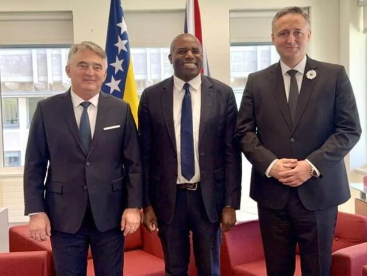 Denis Becirovic zeljko komsic i david lammy london