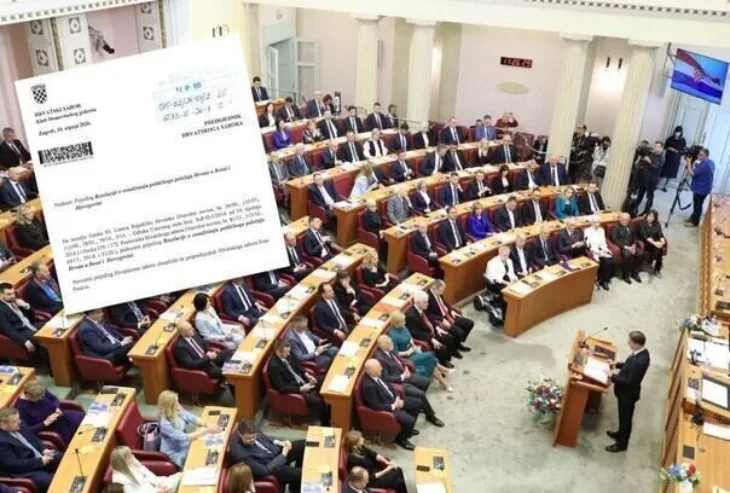 Hrvatski sabor usvojio rezoluciju o polozaju Hrvata u Bi H