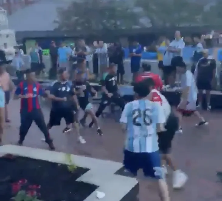 Argentina engleska  navijači tuča sp 2026