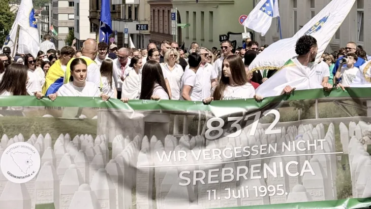 Srebrenica Marš mira u Stuttgartu