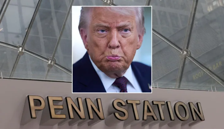 Donald Trump Penn Station