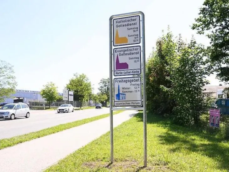 Bavarska Njemacka muslimani nak za muslimansku molitvu