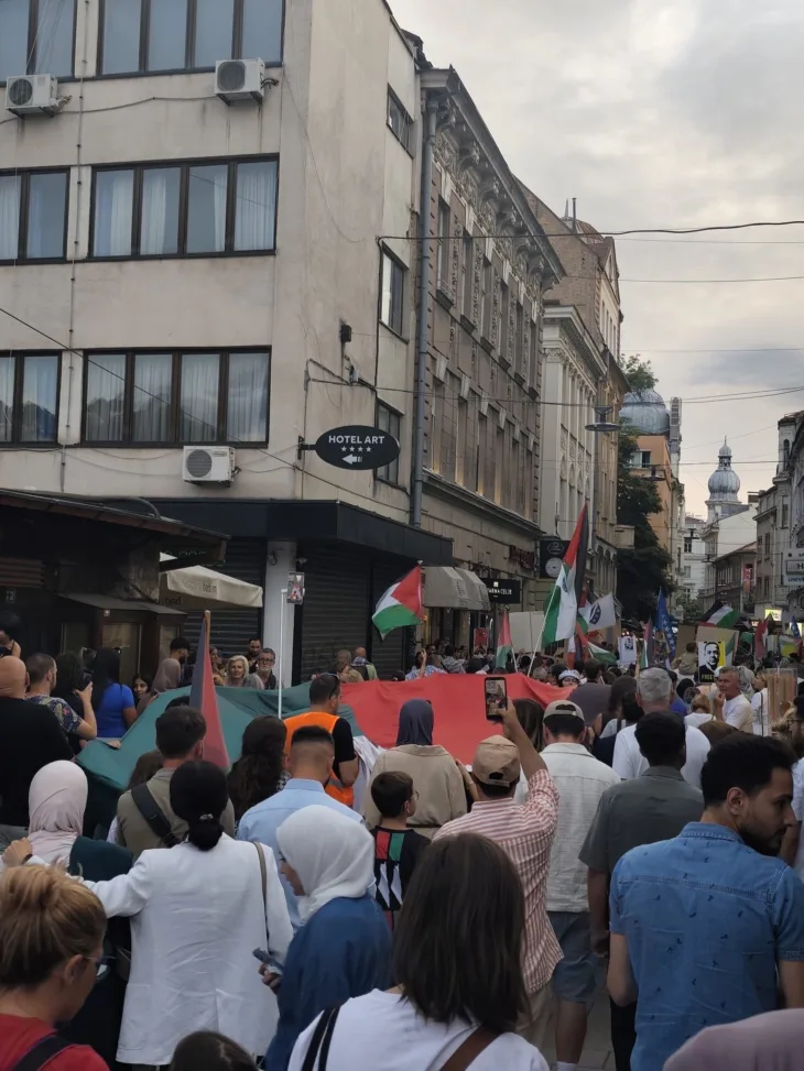 Sarajevo palestina protest bojkot izraela