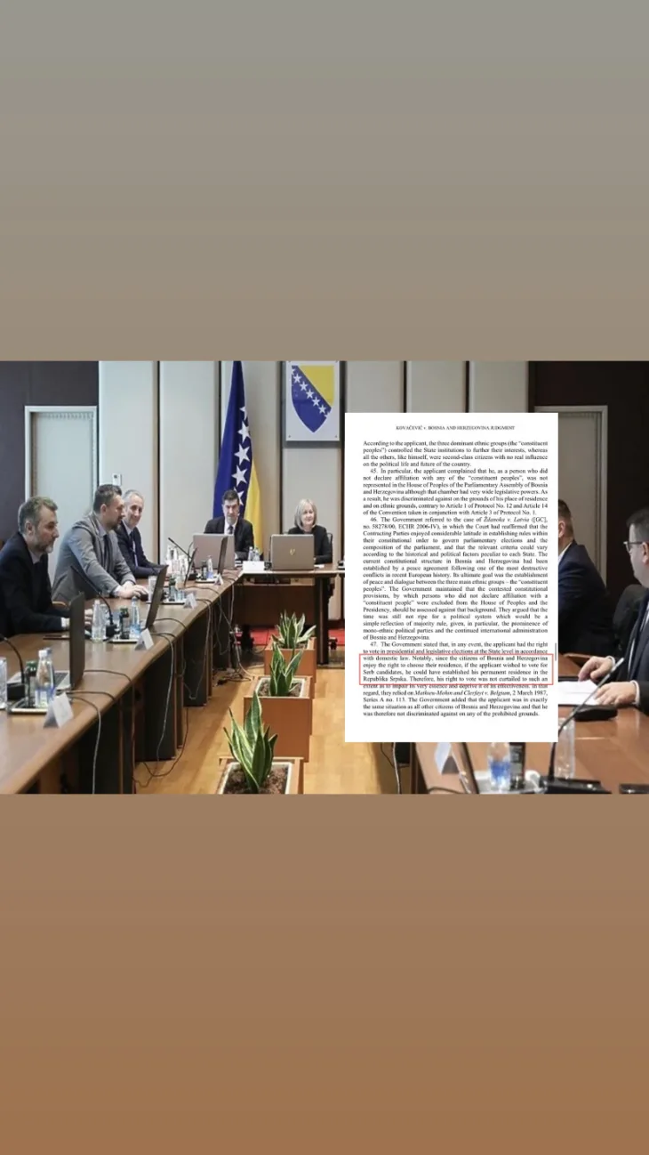 Vijence ministara odg sudu u strazburu