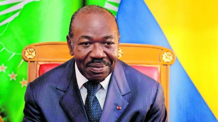 Predsjednik Ali Bongo.  Gabon drzava