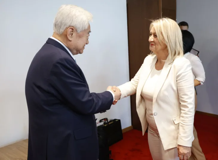Krišto i Chungwong Chou/ Foto Vijece ministara BiH