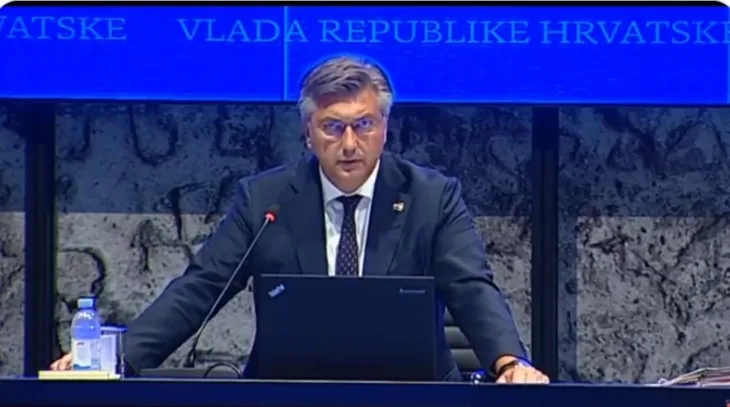 Andrej Plenković Screenshot Twitter