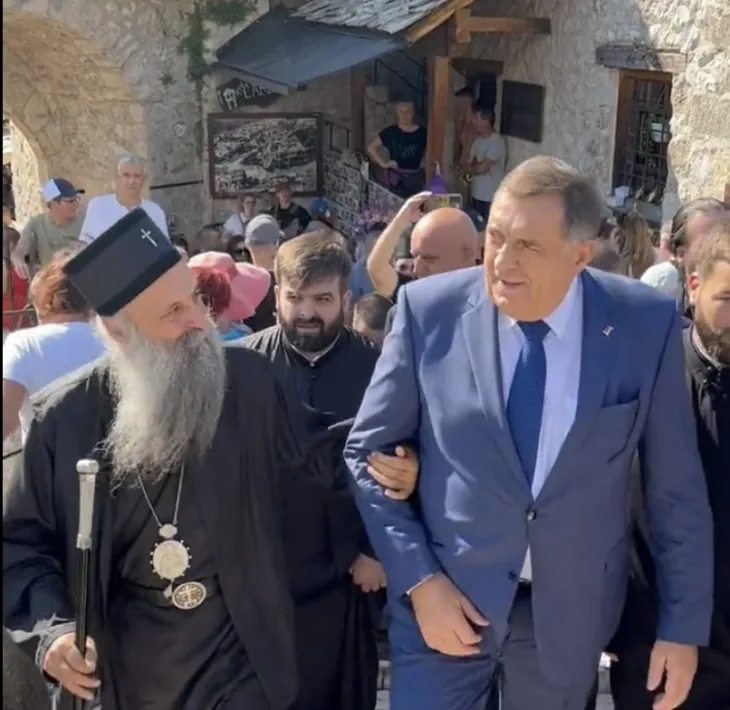 Dodik i patrijarh Porfirije