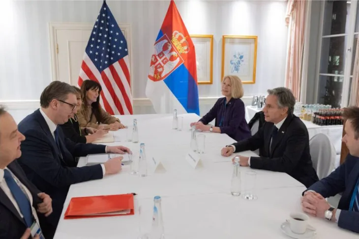 Vucic blinken balkan